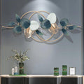 3D Metal Leaf Wall Art Decor