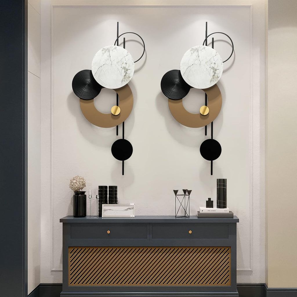 3D Modern Metal Wall Sculpture Decor