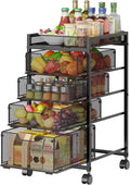 5 Tier Rolling Utility Storage Cart