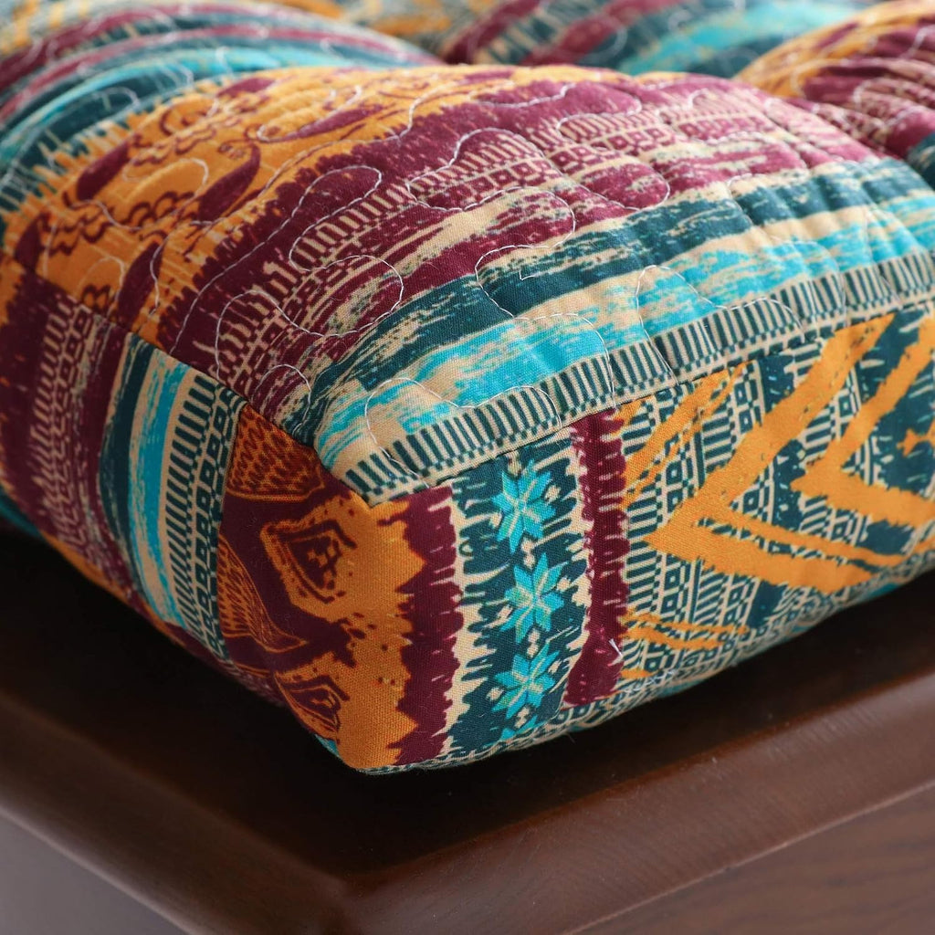 4 Pack Southwest Chair Seat Cushions