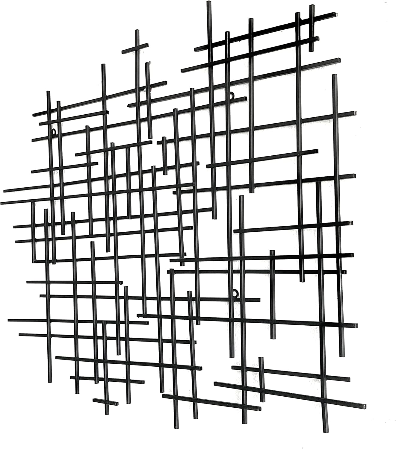 Geometric Metal Cross Wall Art Decor