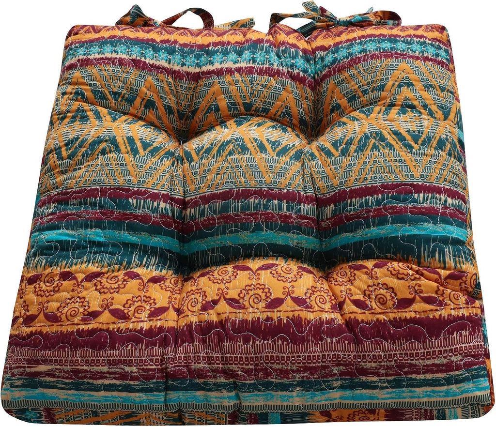 4 Pack Southwest Chair Seat Cushions