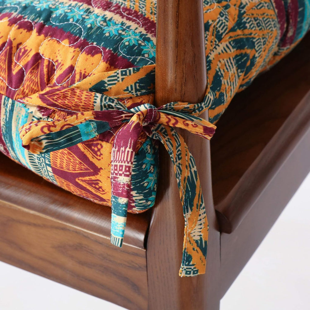 4 Pack Southwest Chair Seat Cushions